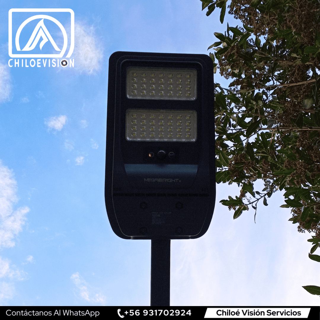 Focos y Luces Solares – Iluminación Eficiente y Sostenible en Chiloé