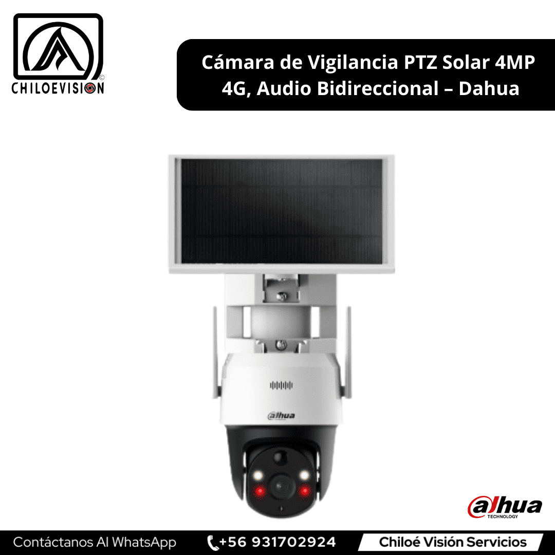 Cámara de Seguridad Solar con Instalacion en Chiloé