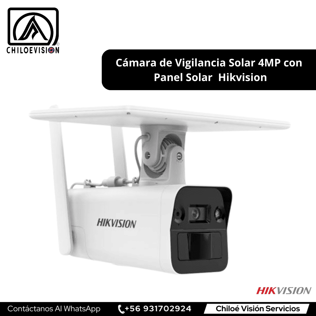 Cámara de seguridad y Vigilancia Solar en Queilen, Chiloé / Hikvision