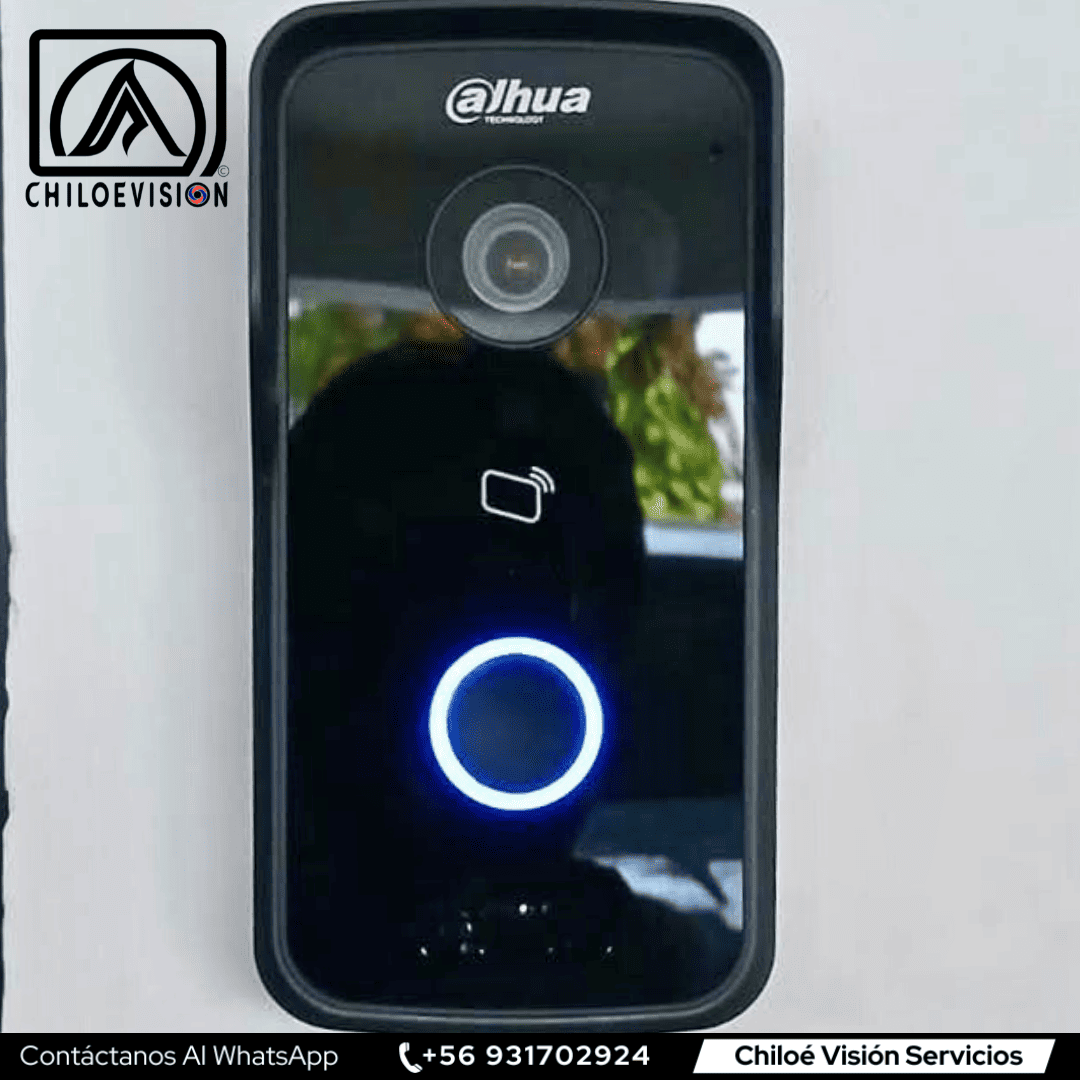  Video Portero Inalámbrico Dahua IP – Instalación de Alarma y Cámara en Ancud, Chilo