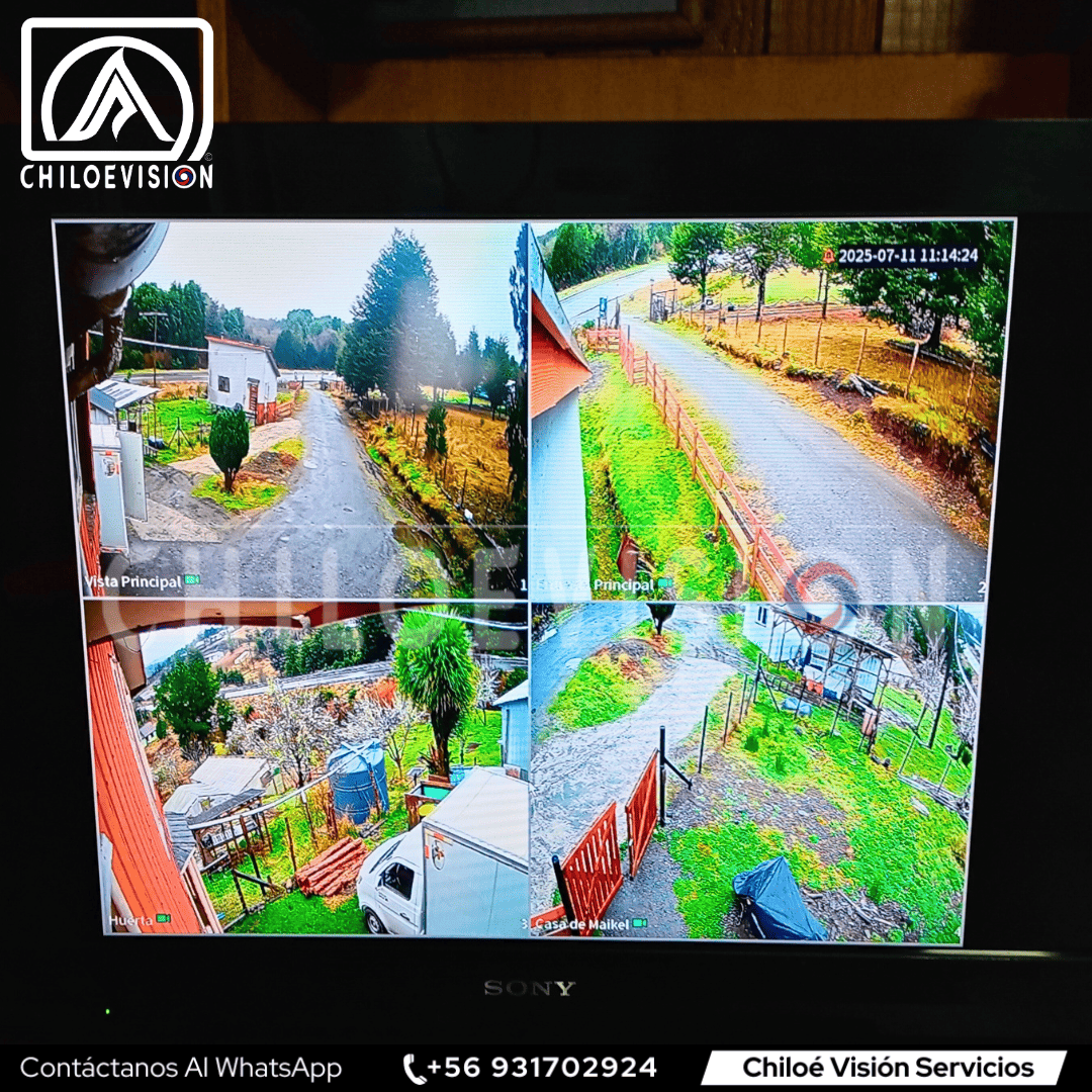 Instalación de CCTV en Dalcahue y alrededores de Chiloé