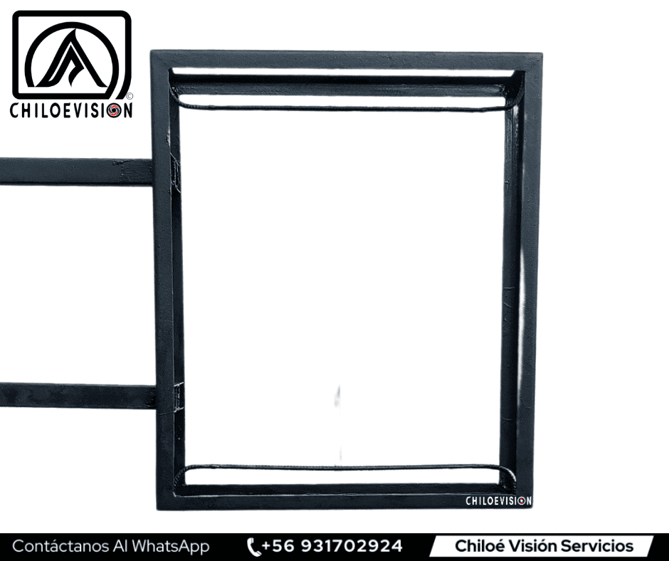 Letreros en Castro con estructura metálica soldada