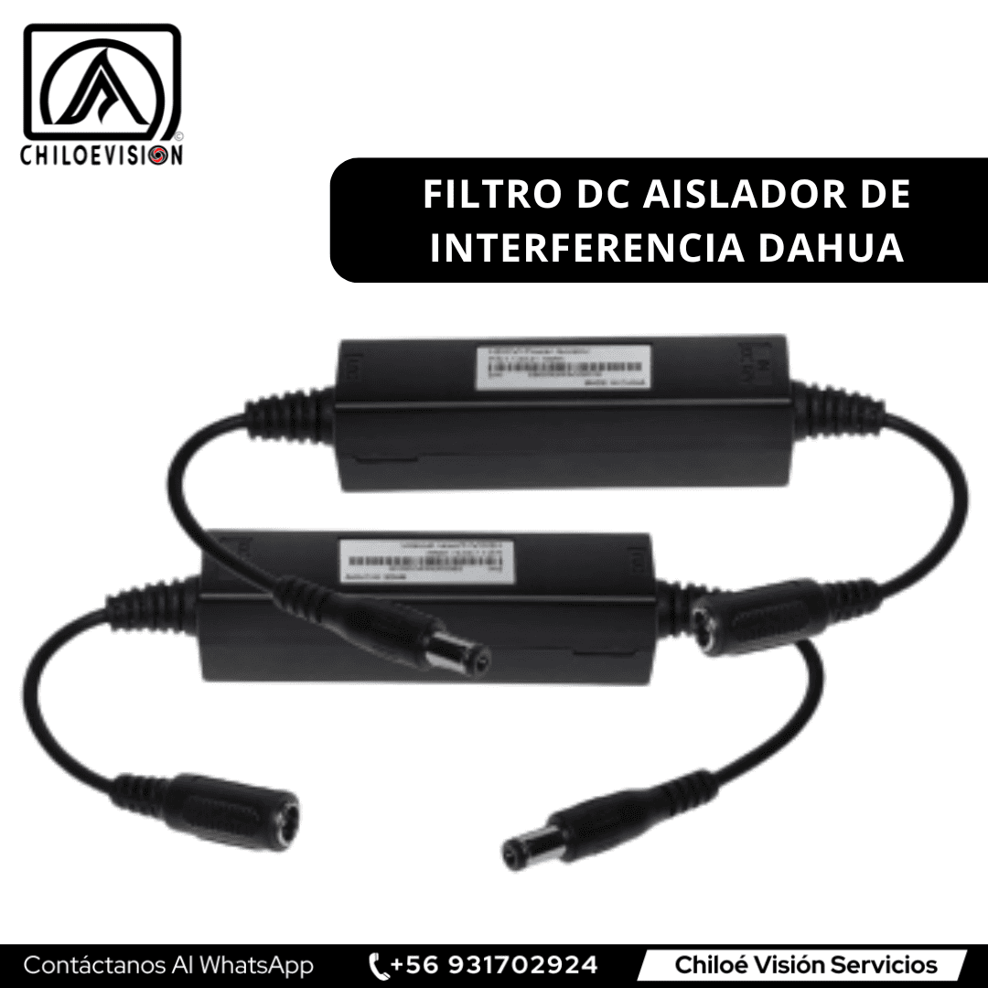 Filtro DC Aislador de Interferencia Dahua en Chiloe
