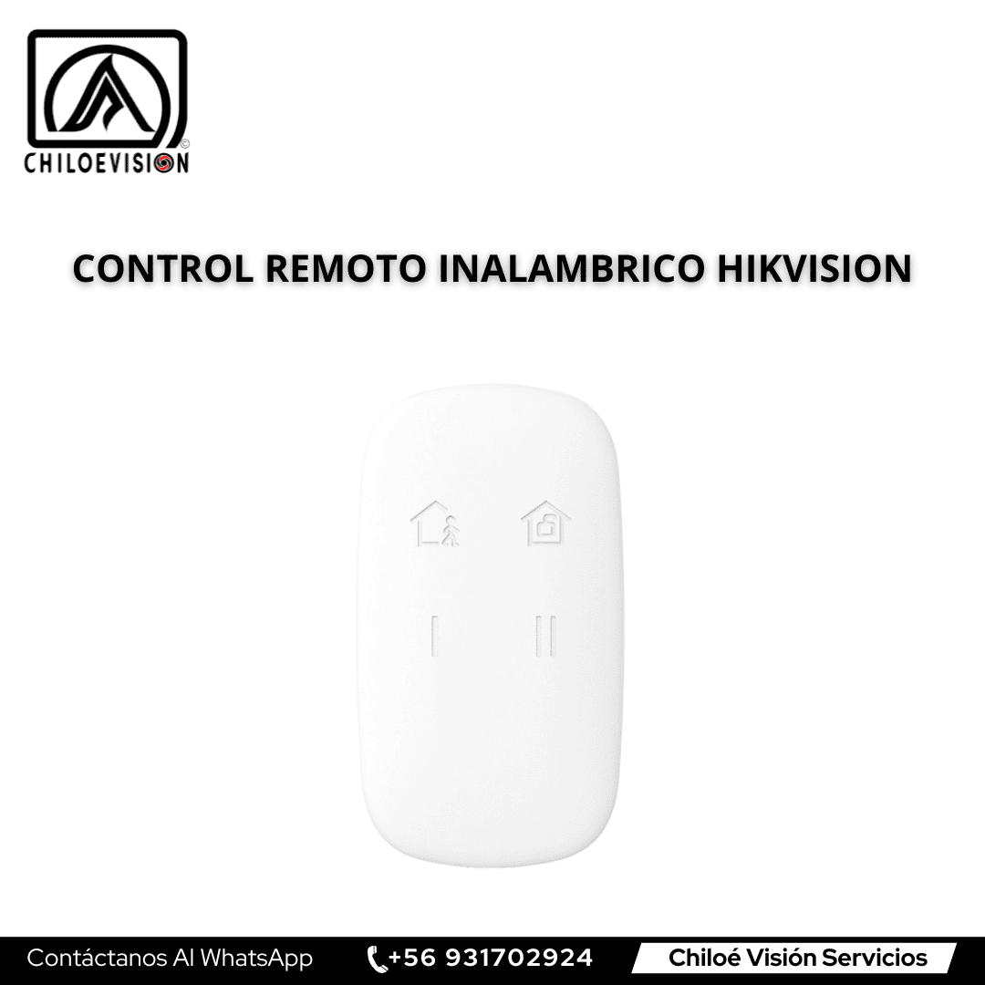 Control Remoto Inalámbrico Hikvision- Instalación y Configuración en Chiloé