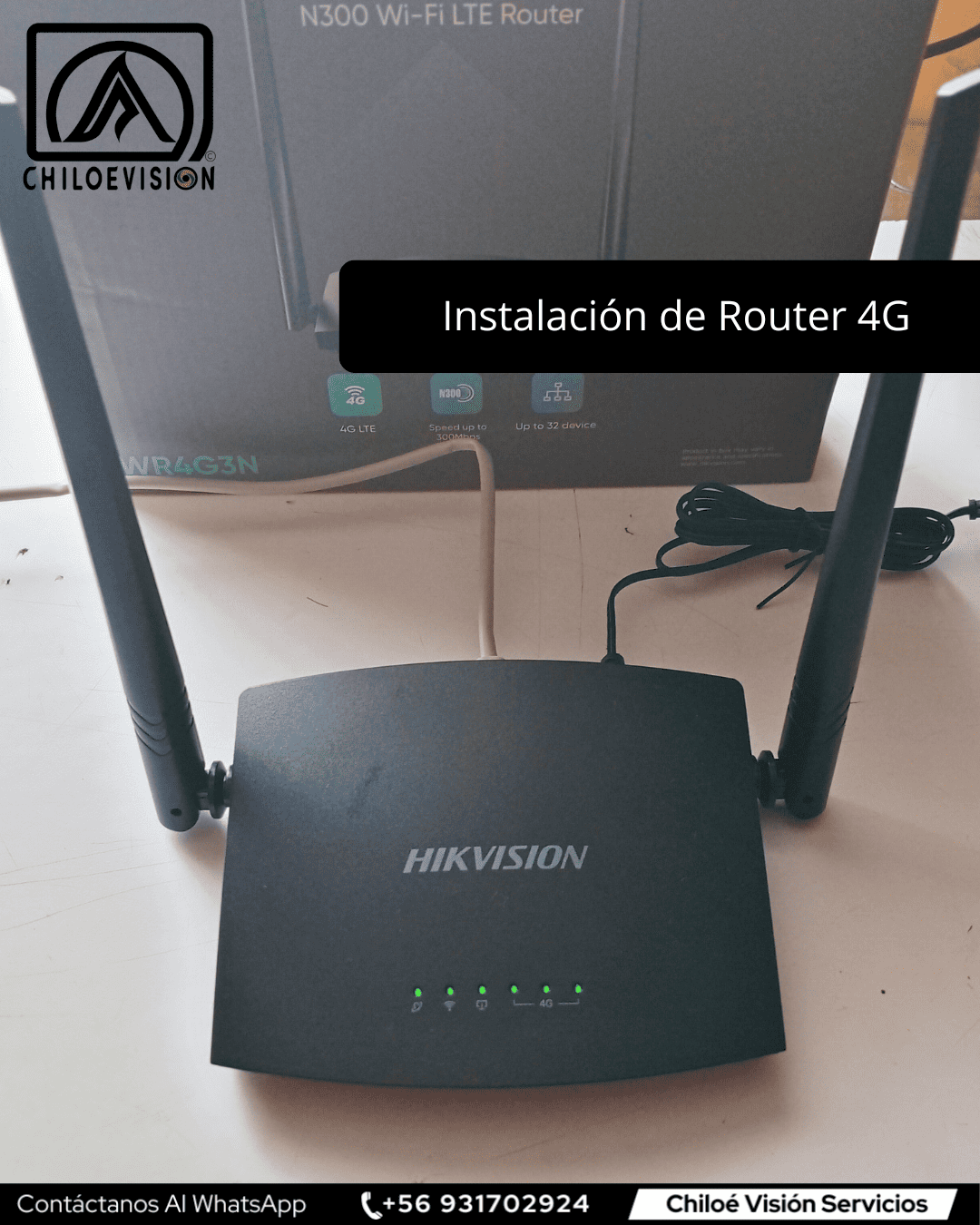 Instalación de Router en Chiloé
