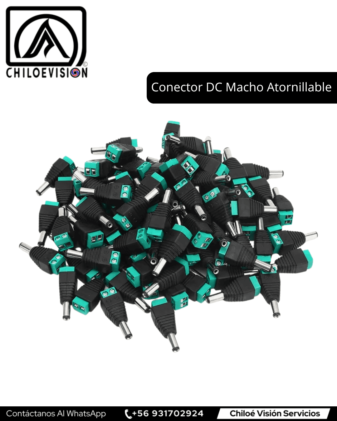 Conector DC Macho
