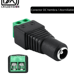 Conector DC Hembra en Chiloé