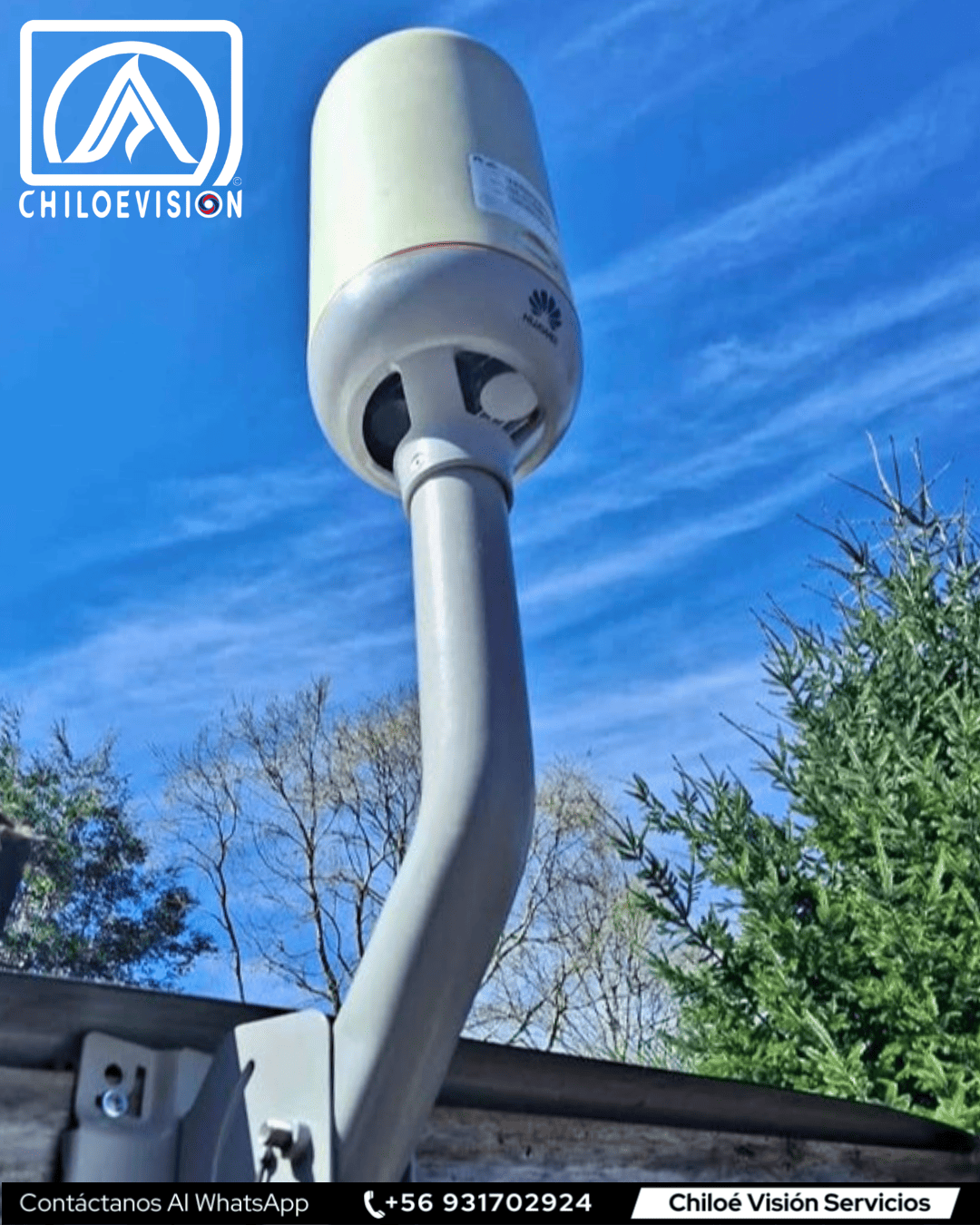 Instalación de Antena de Internet Rural en Chiloé