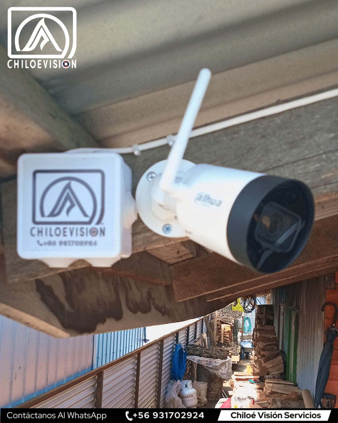 Cámara de Seguridad WiFi e IP Dahua en Chiloé