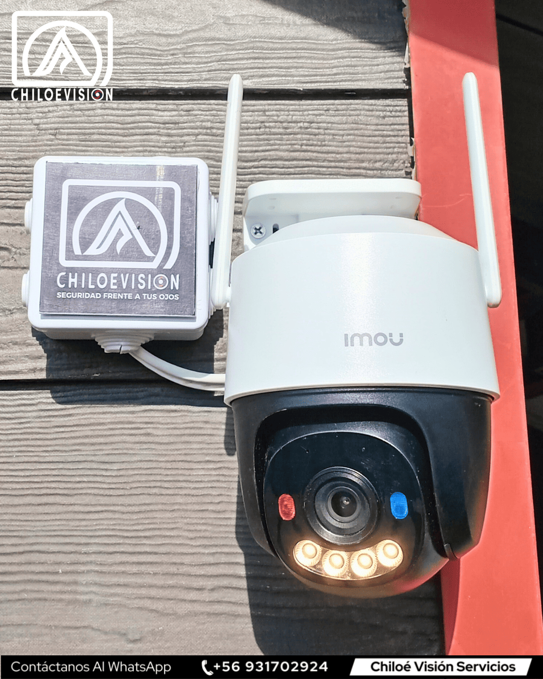 Instalación de Cámara WiFi 360 PTZ en Chiloé