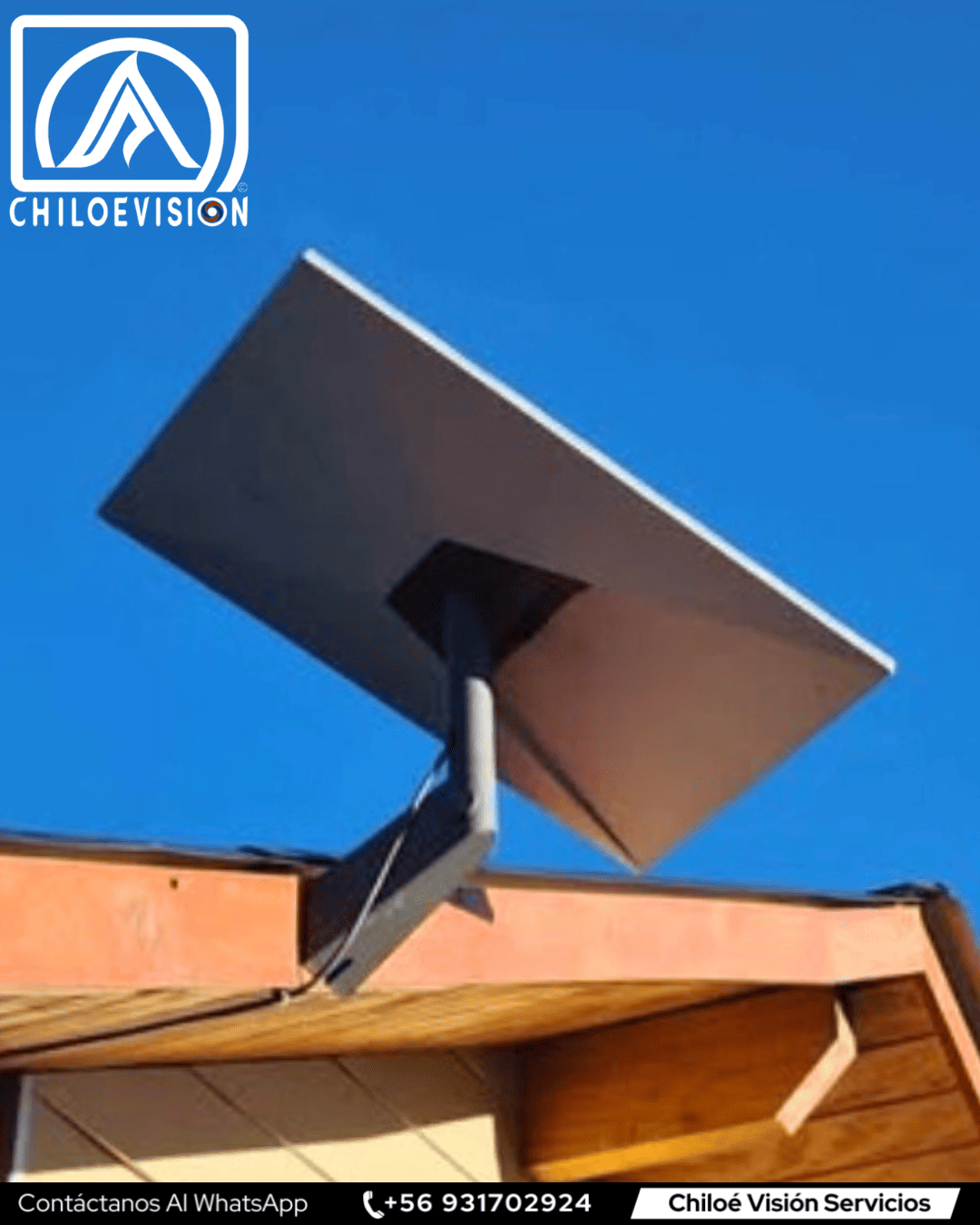 Antena Starlink en Quellón, Chiloé