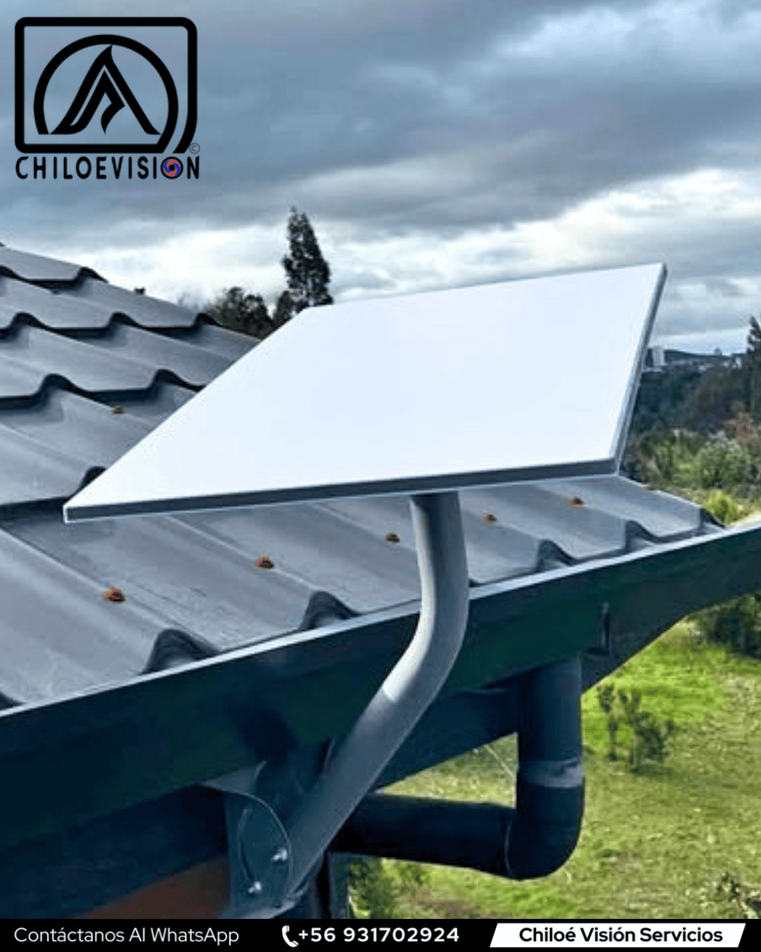 Antena Starlink en Chonchi, Chiloé