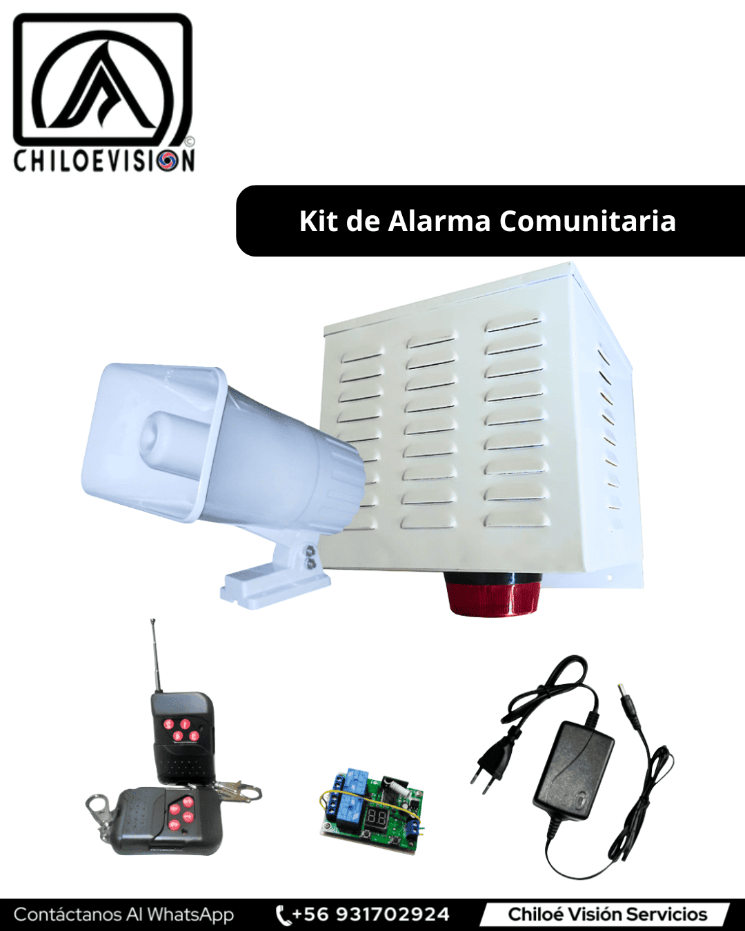 Alarmas Comunitarias WiFi en Chiloé