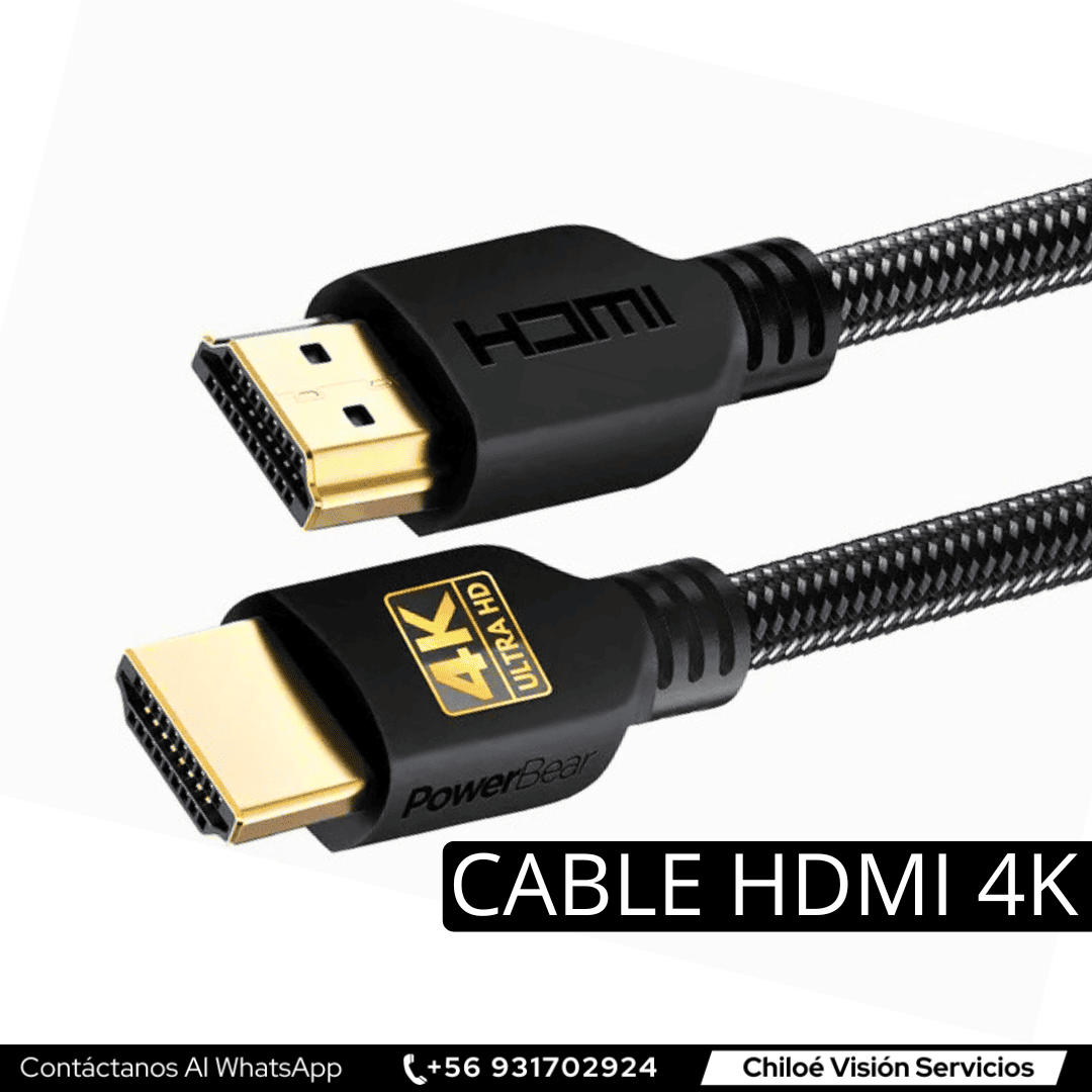 Cable HDMI 4K en Chiloé