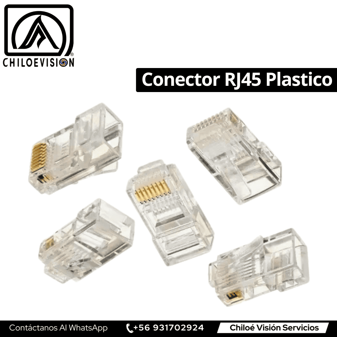 Conector RJ45 Plástico en Chiloé
