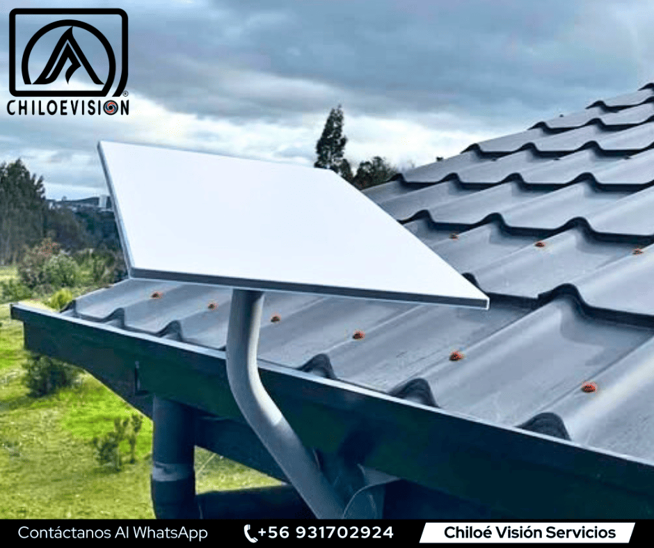 Instalación de Antena Starlink en Chiloe