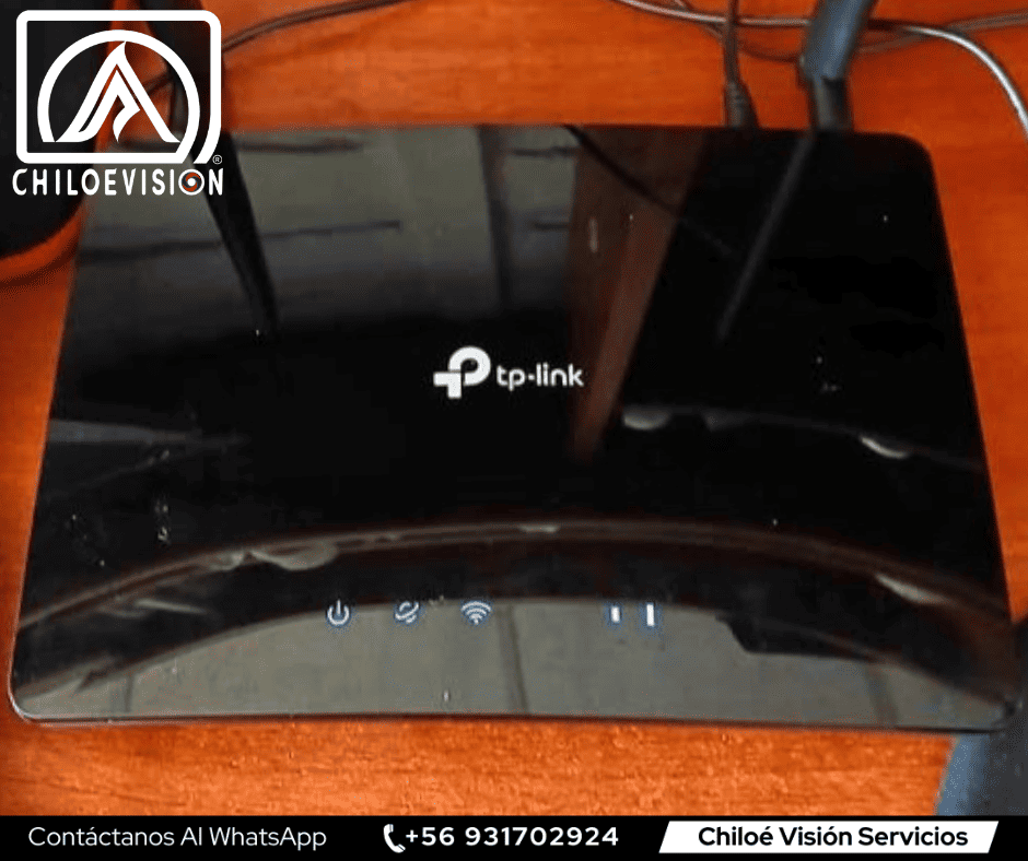 Router de Internet en Chiloé