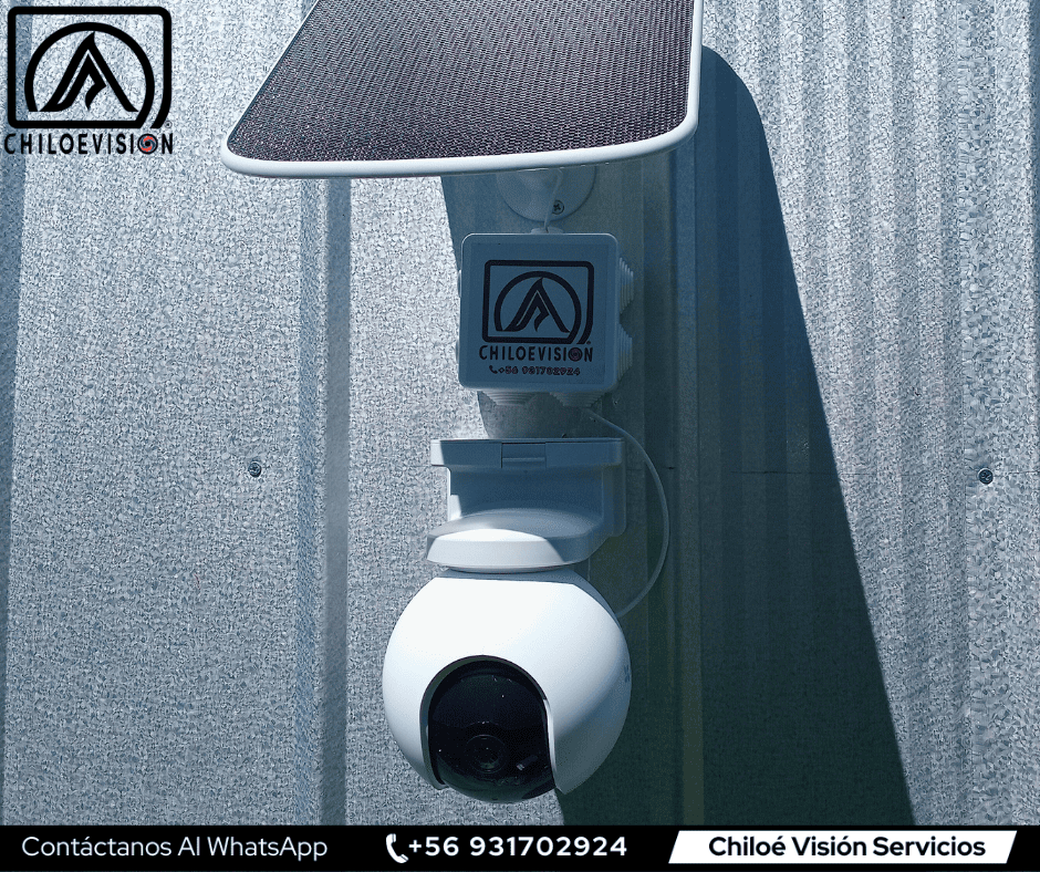 Instalacion de Camara EZVIZ en Chiloe
