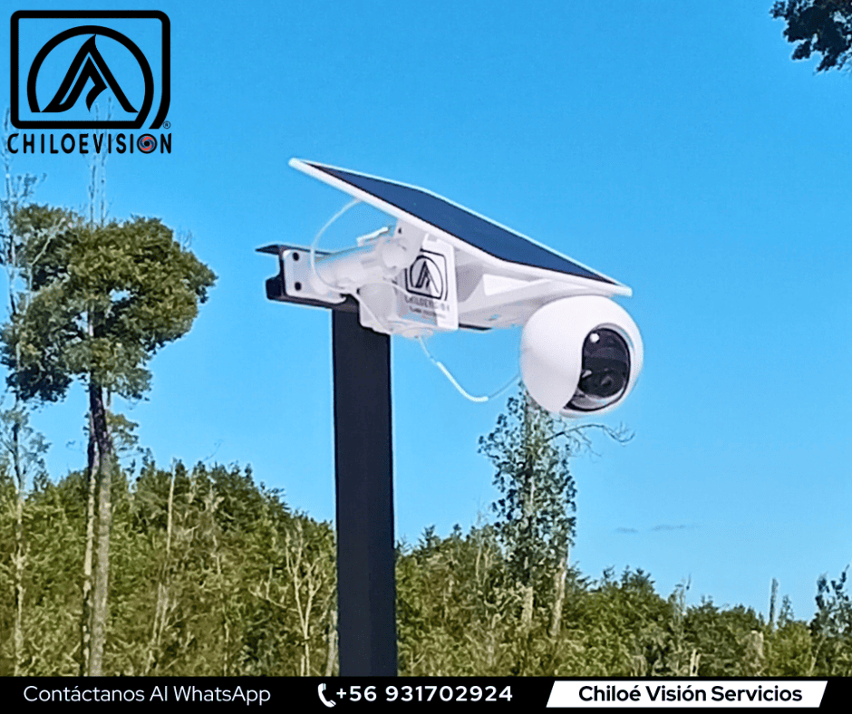 Camara de Seguridad Solar en Quemchi