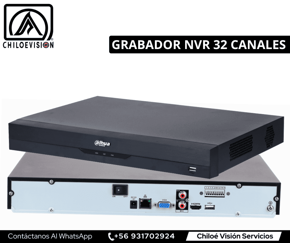 Grabador NVR 32 Canales