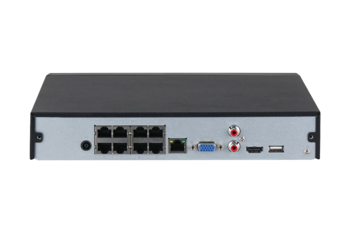 NVR 16 Canales con 8 Puertos PoE Dahua NVR4116HS-8P-EI