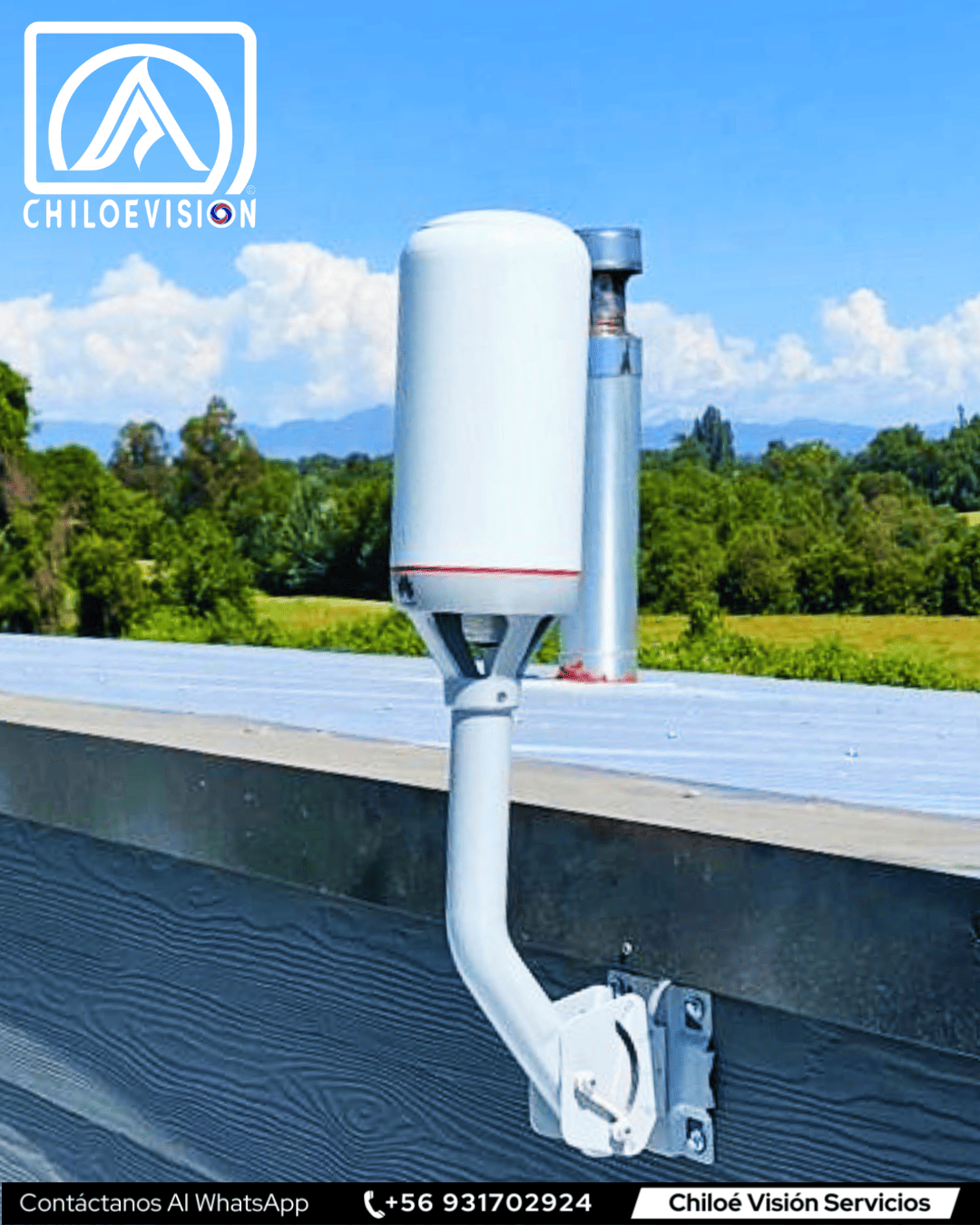 Instalación de Antena Huawei Internet Rural en Chiloé