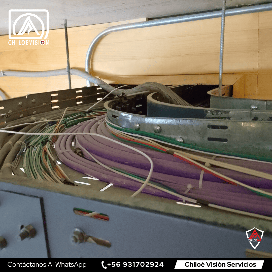 Mantenimiento de Cableado de Cámaras de Seguridad y Redes en Chiloé