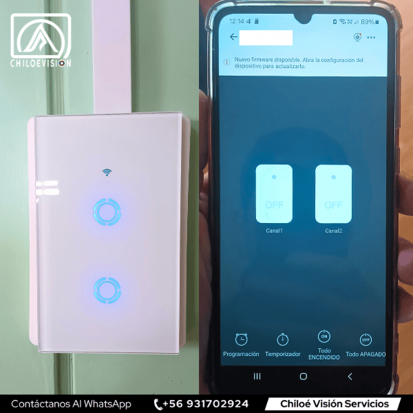 Instalacion de Interruptores inteligentes en Chiloé